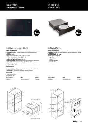ASKO nábytek leták - Spotřebiče Haier strana 29