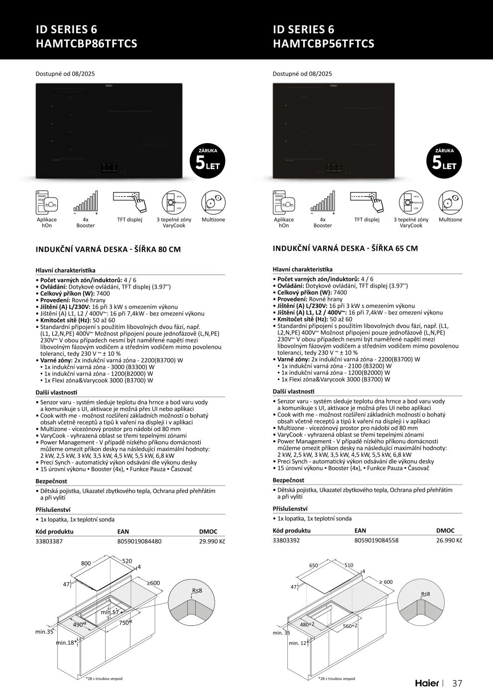 ASKO nábytek leták - Spotřebiče Haier ASKO strana 37