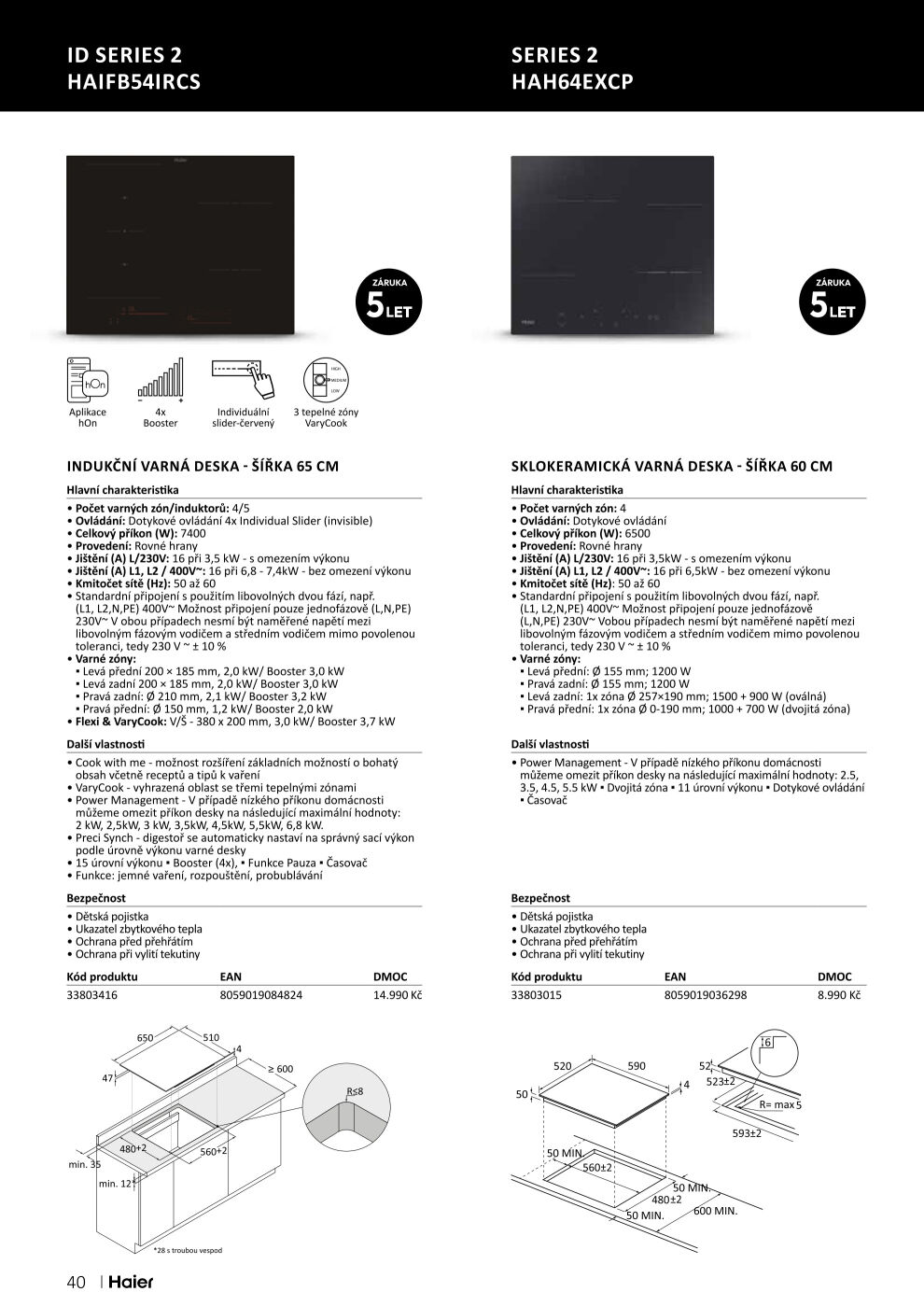 ASKO nábytek leták - Spotřebiče Haier ASKO strana 40