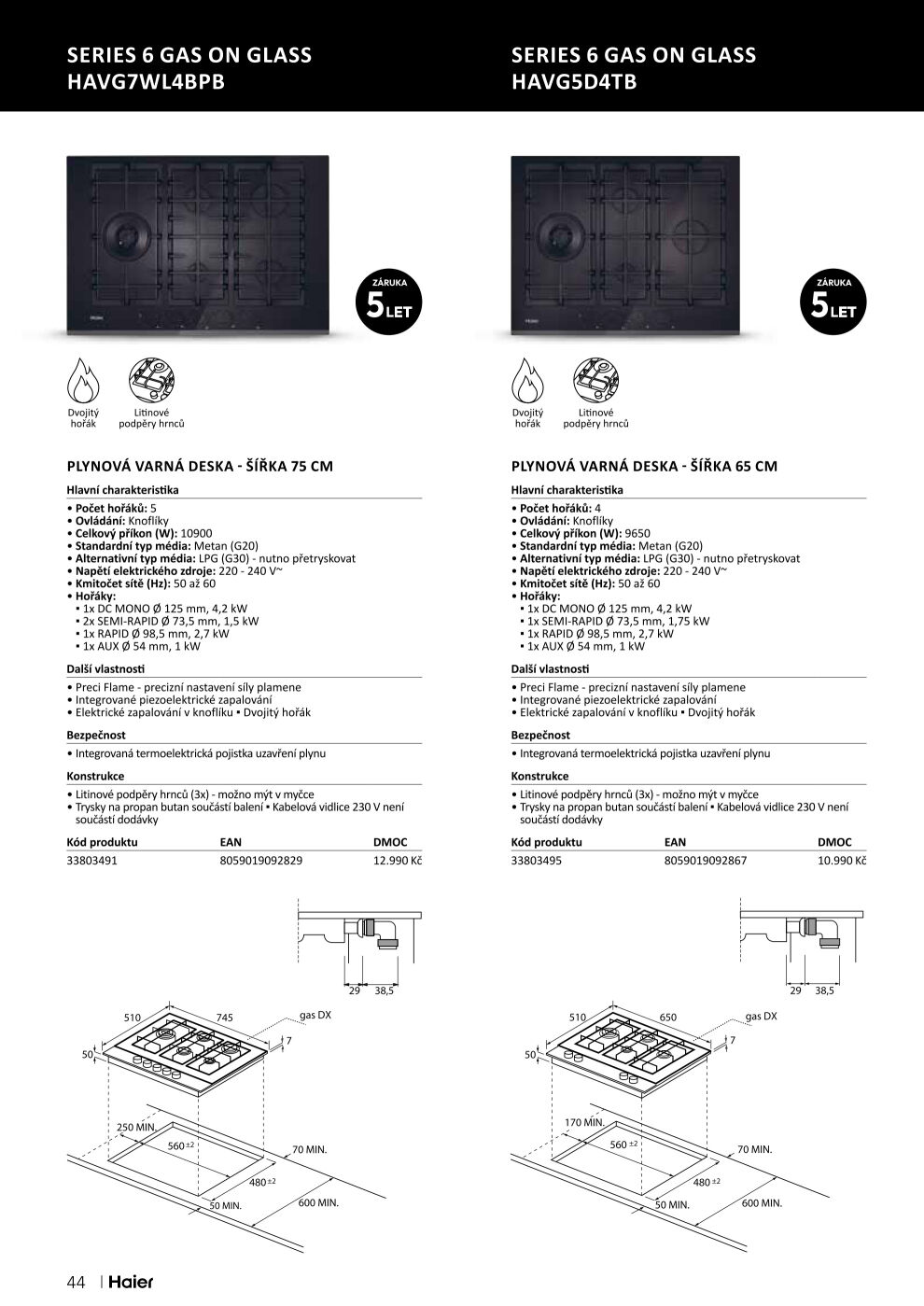 ASKO nábytek leták - Spotřebiče Haier ASKO strana 44