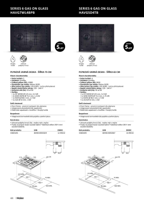 ASKO nábytek leták - Spotřebiče Haier strana 44