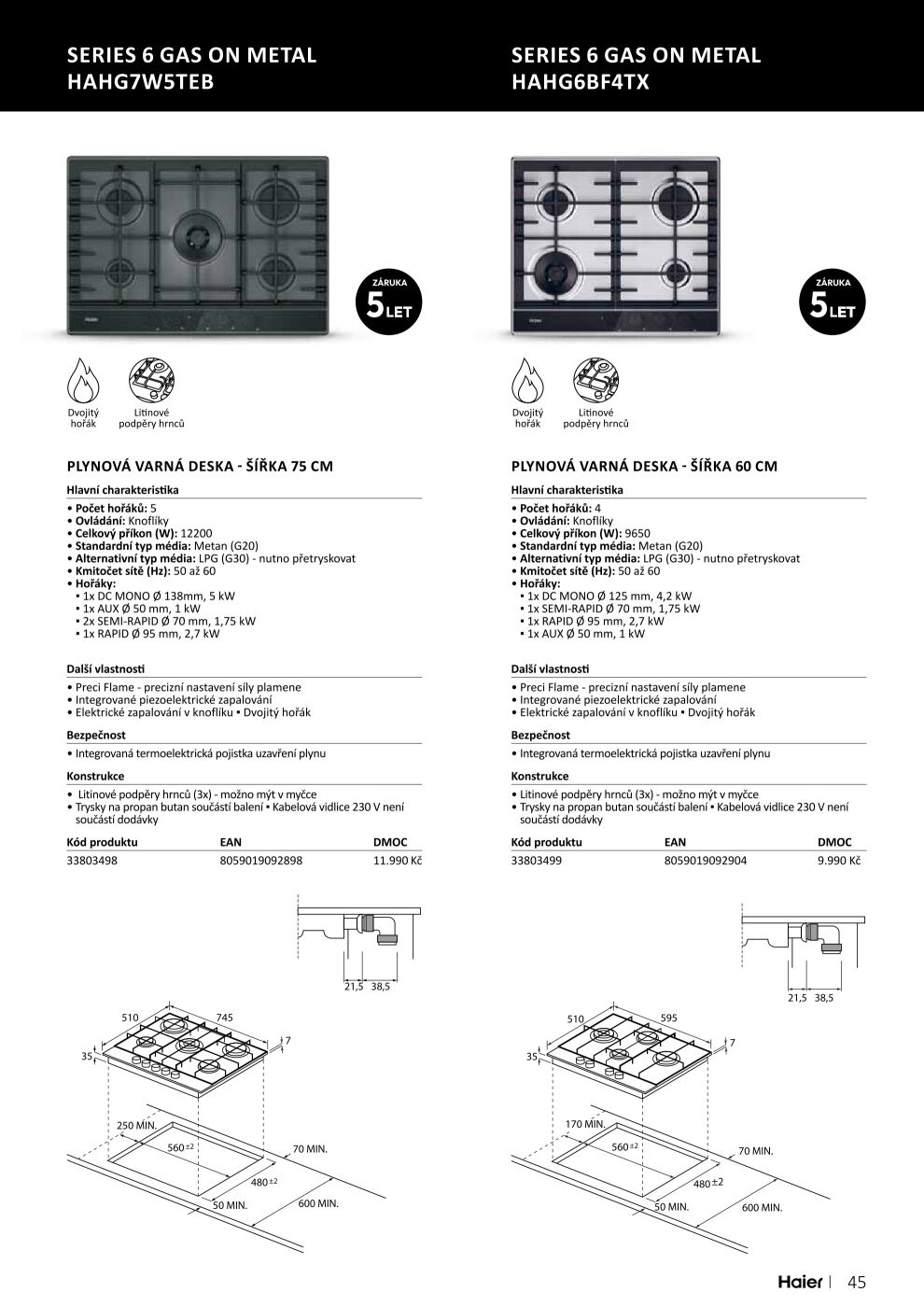 ASKO nábytek leták - Spotřebiče Haier ASKO strana 45