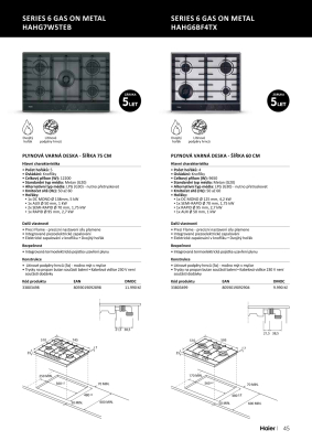 ASKO nábytek leták - Spotřebiče Haier strana 45