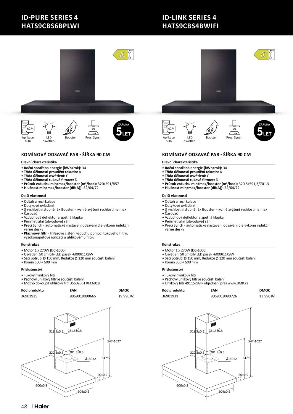 ASKO nábytek leták - Spotřebiče Haier ASKO strana 48