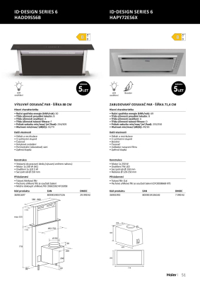 ASKO nábytek leták - Spotřebiče Haier strana 51