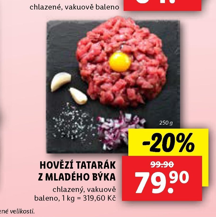 HOVĚZÍ TATARÁK Z MLADÉHO BÝKA - Lidl aktualniletaky.eu