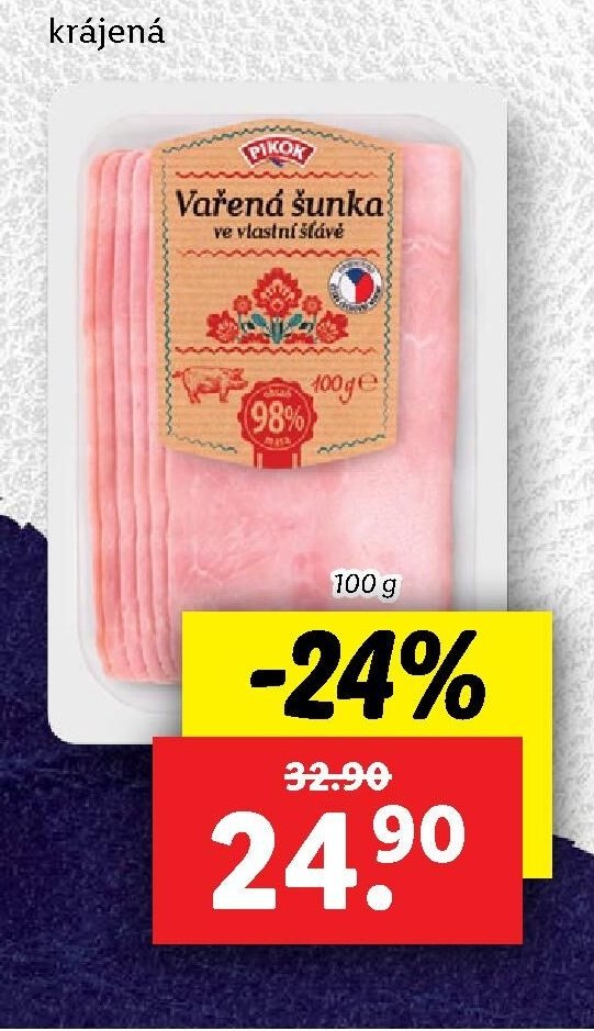 Vařená šunka - Lidl aktualniletaky.eu