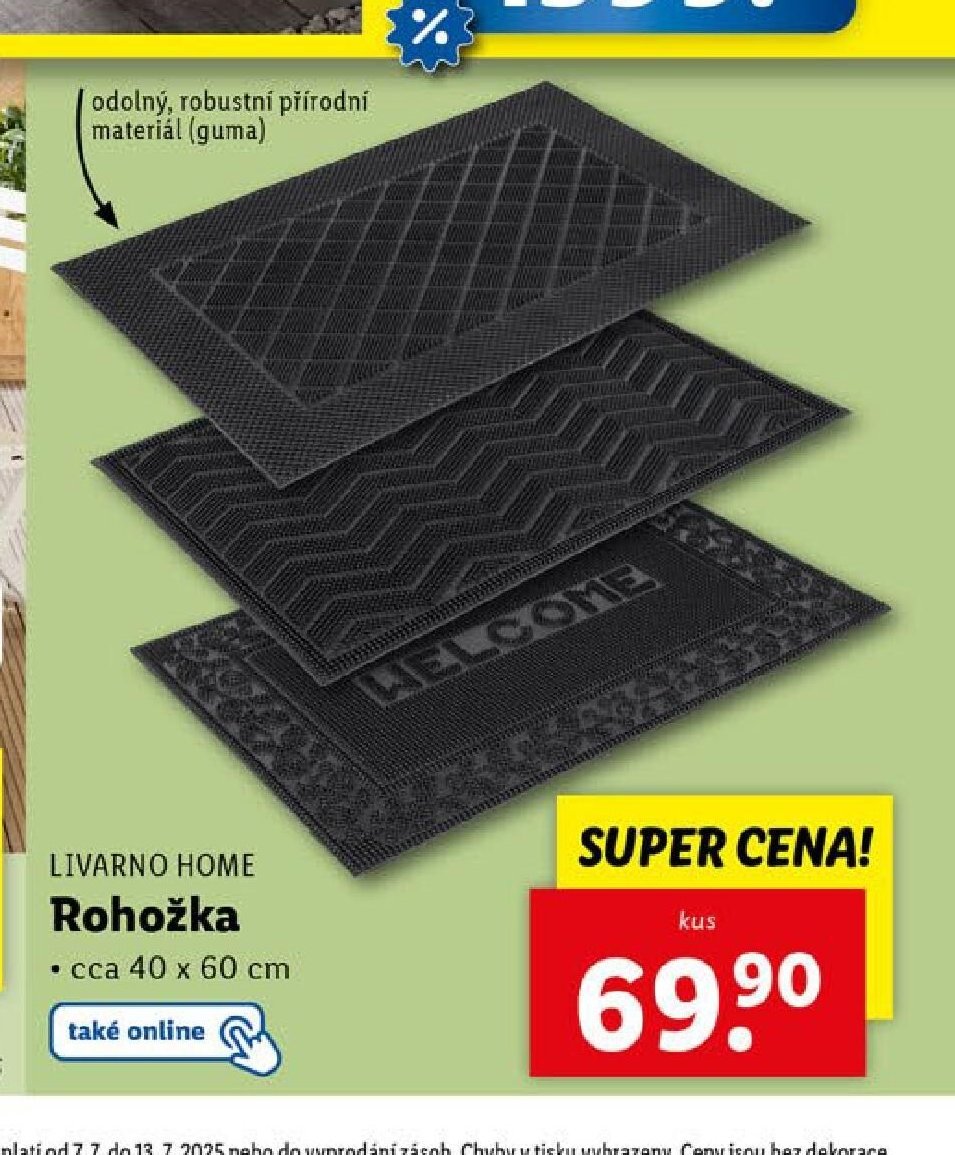 LIVARNO HOME Rohožka - Lidl aktualniletaky.eu