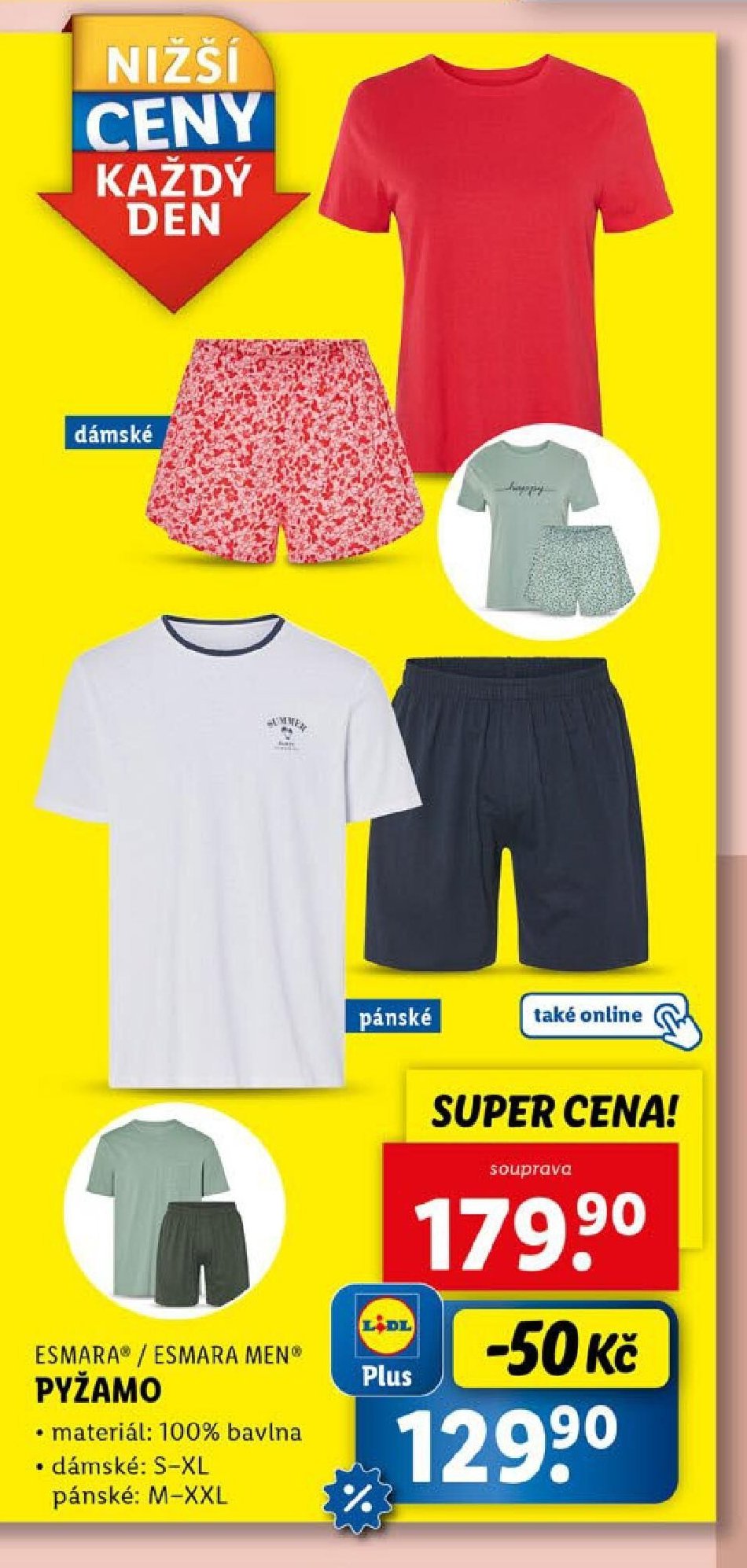 Esmara / Esmara Men pyžamo - Lidl aktualniletaky.eu