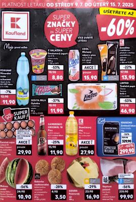 aktuální leták Kaufland 9.7.2025-15.7.2025