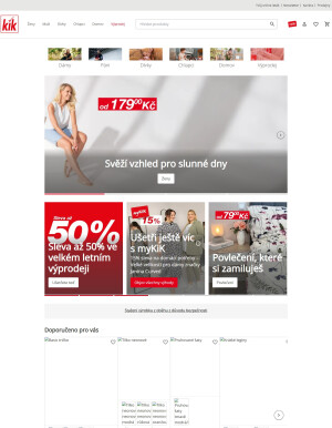 aktuální leták Kik textil 9.7.2025-15.7.2025