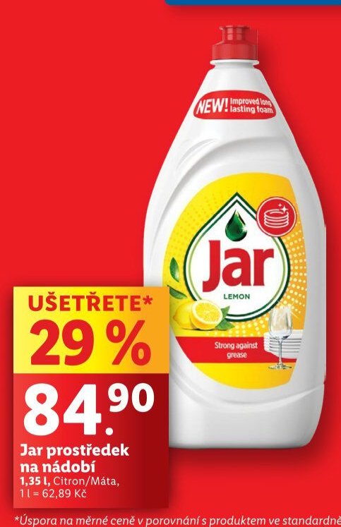 Jar prostředek na nádobí - Lidl aktualniletaky.eu
