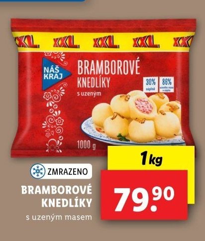 Náš Kraj Bramborové knedlíky s uzeným masem - Lidl aktualniletaky.eu
