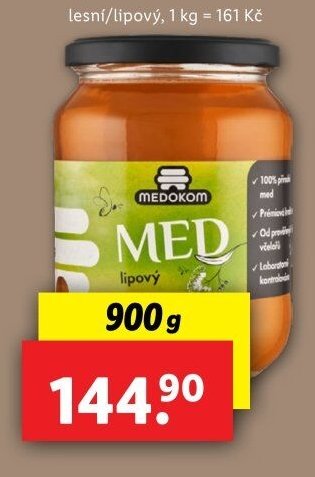 Medokom Med lipový - Lidl aktualniletaky.eu