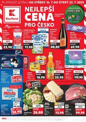 aktuální leták Kaufland 16.7.2025-22.7.2025