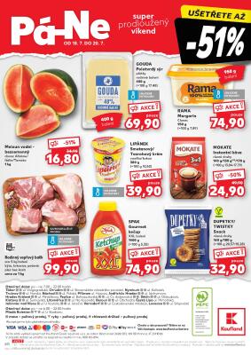 aktuální leták Kaufland 16.7.2025-22.7.2025
