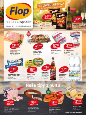 aktuální leták FLOP 16.7.2025-22.7.2025