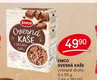 EMCO OVESNÁ KAŠE 5 x 55 g - FLOP aktualniletaky.eu