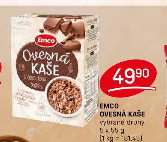 EMCO OVESNÁ KAŠE 5 x 55 g - FLOP aktualniletaky.eu