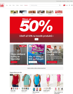 aktuální leták Kik textil 16.7.2025-22.7.2025