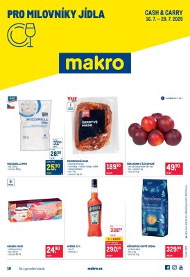 aktuální leták Makro 16.7.2025-29.7.2025
