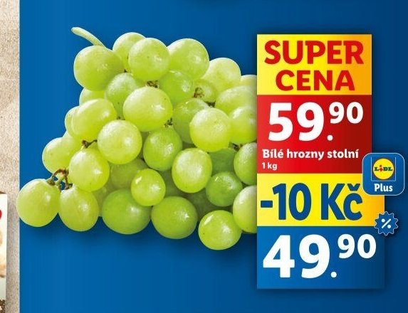 Bílé hrozny stolní - Lidl aktualniletaky.eu