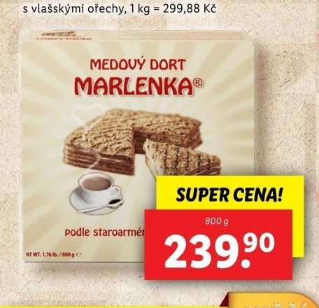 MARLENKA MEDOVÝ DORT - Lidl aktualniletaky.eu