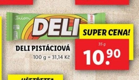 Deli pistáciová - Lidl aktualniletaky.eu