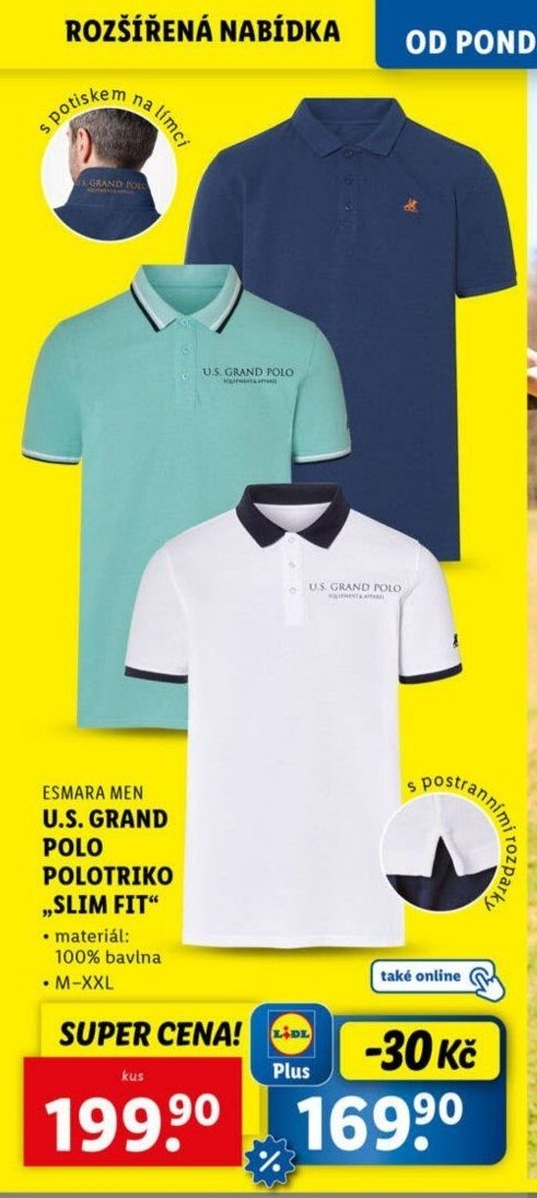 ESMARA MEN U.S. GRAND POLO POLOTRIKO - Lidl aktualniletaky.eu