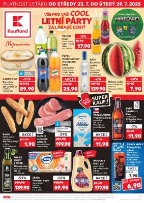 aktuální leták Kaufland 23.7.2025-29.7.2025