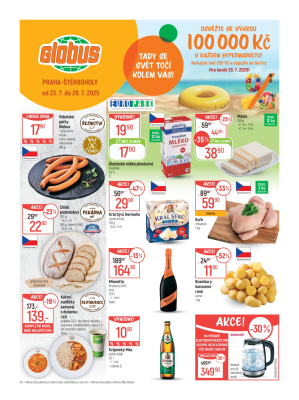 aktuální leták Globus 23.7.2025-29.7.2025