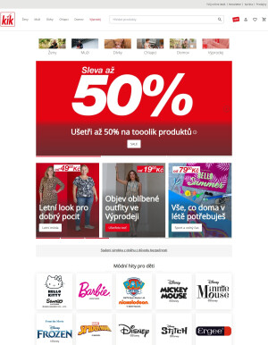aktuální leták Kik textil 23.7.2025-29.7.2025