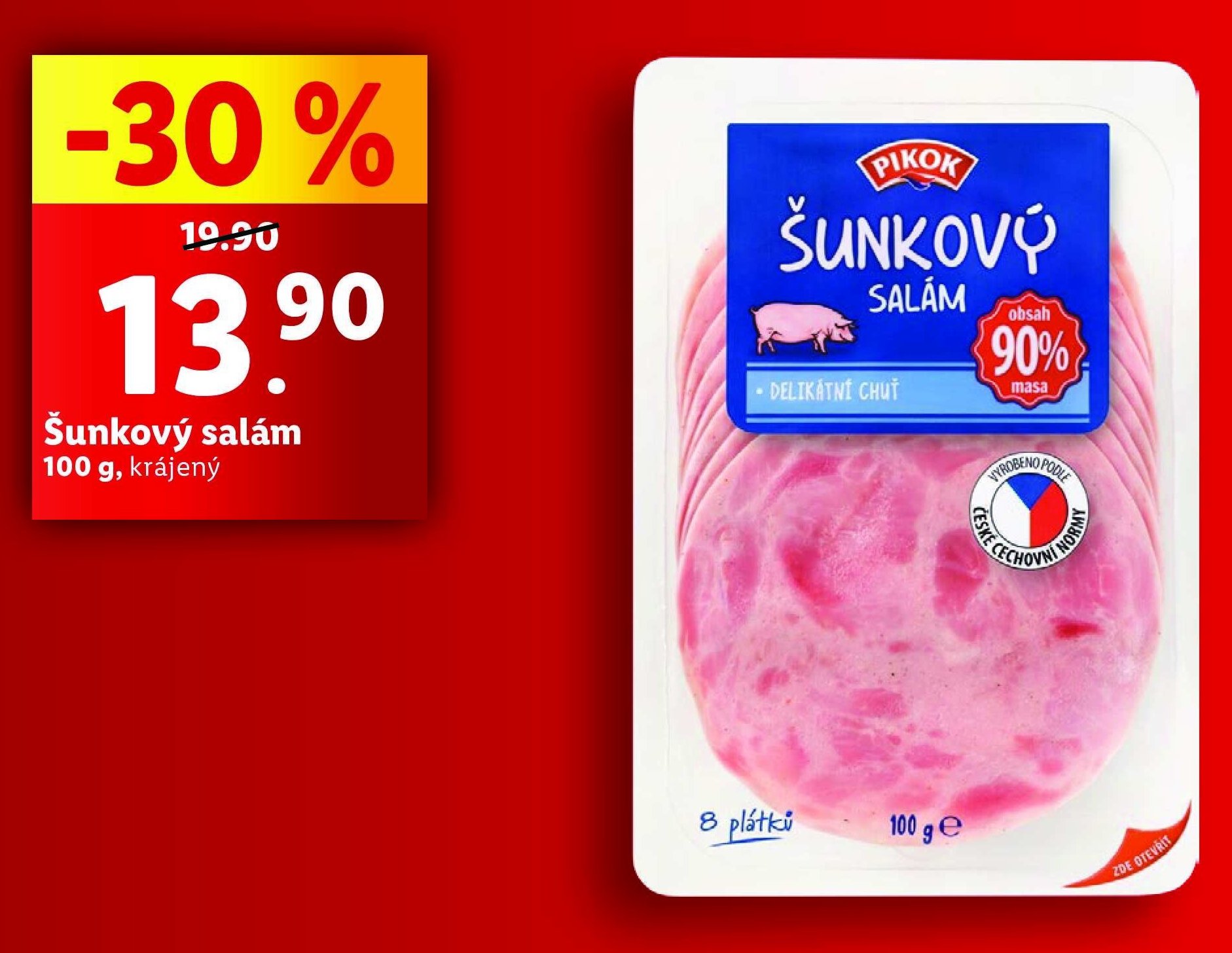 Šunkový salám - Lidl aktualniletaky.eu