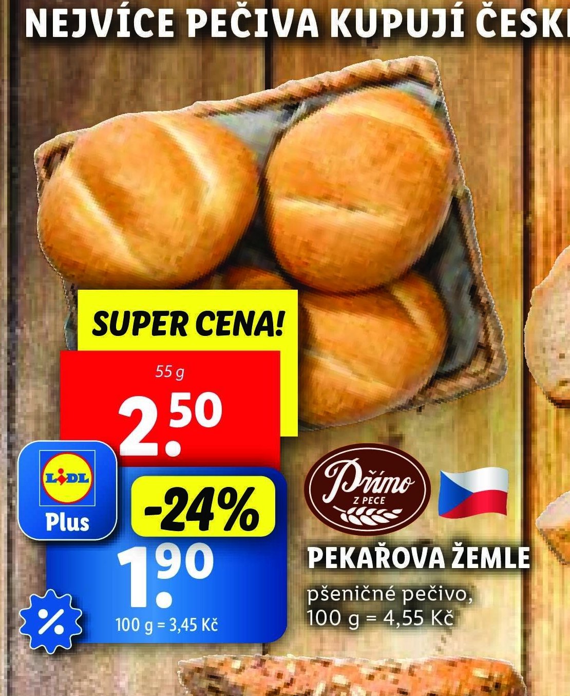 Pekařova žemle - Lidl aktualniletaky.eu