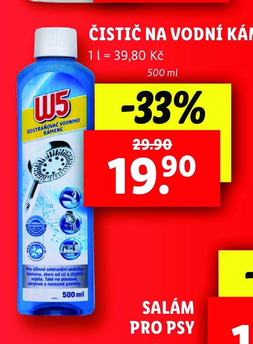 W5 ČISTIČ NA VODNÍ KÁMEN - Lidl aktualniletaky.eu