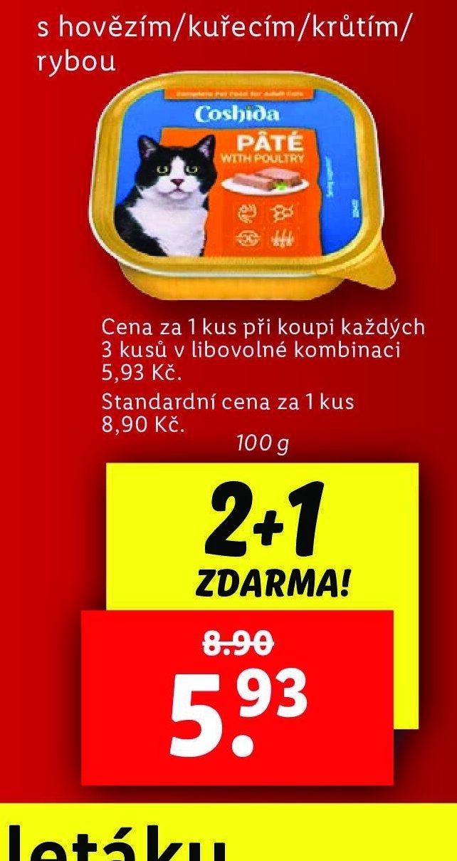 COSHIDA PATÉ PRO KOČKY - Lidl aktualniletaky.eu