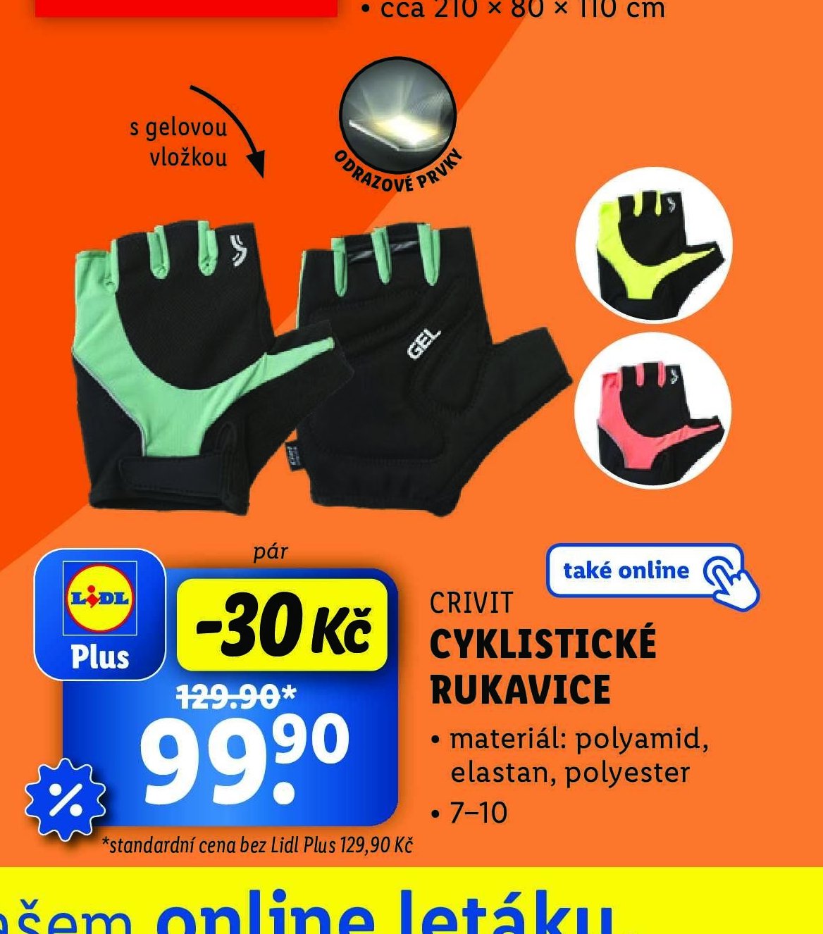 CRIVIT CYKLISTICKÉ RUKAVICE - Lidl aktualniletaky.eu