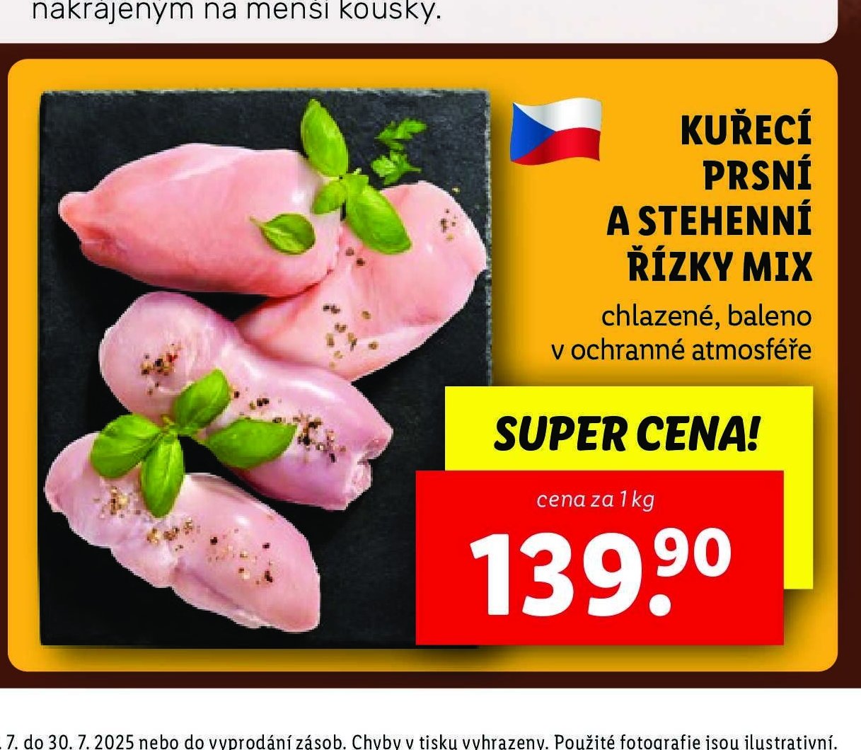 Kuřecí prsní a stehenní řízky mix - Lidl aktualniletaky.eu