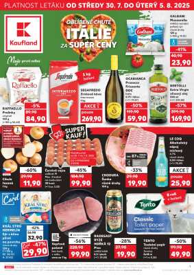 aktuální leták Kaufland 30.7.2025-5.8.2025