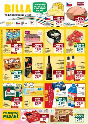 aktuální leták BILLA 30.7.2025-5.8.2025