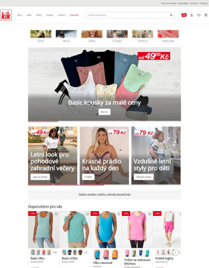 aktuální leták Kik textil 30.7.2025-5.8.2025