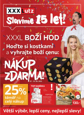 aktuální leták XXXLutz 4.8.2025-17.8.2025