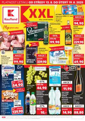 aktuální leták Kaufland 13.8.2025-19.8.2025