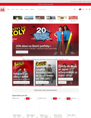 aktuální leták Kik textil 13.8.2025-19.8.2025