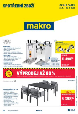 aktuální leták Makro 13.8.2025-26.8.2025
