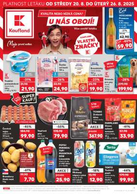 aktuální leták Kaufland 20.8.2025-26.8.2025