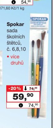 Spokar sada školních štětců - Barvy a laky drogerie aktualniletaky.eu