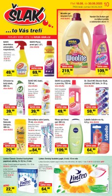 aktuální leták Šlak drogerie 18.8.2025-30.8.2025