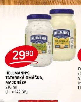 Hellmann's Tatarská omáčka, majonéza - FLOP aktualniletaky.eu