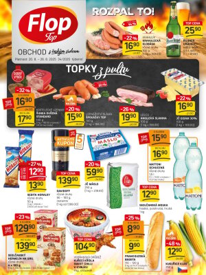 aktuální leták FLOP TOP 20.8.2025-26.8.2025